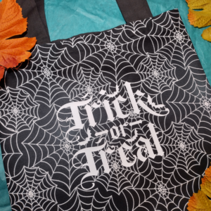 Spiderweb Trick or Treat Bags Glow in the Dark