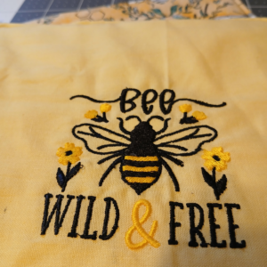 Bee Wild and Free Pot Holders