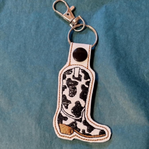 Cowgirl Boot Keychain