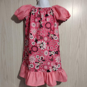 Pink Mouse Peasant Top or Dress